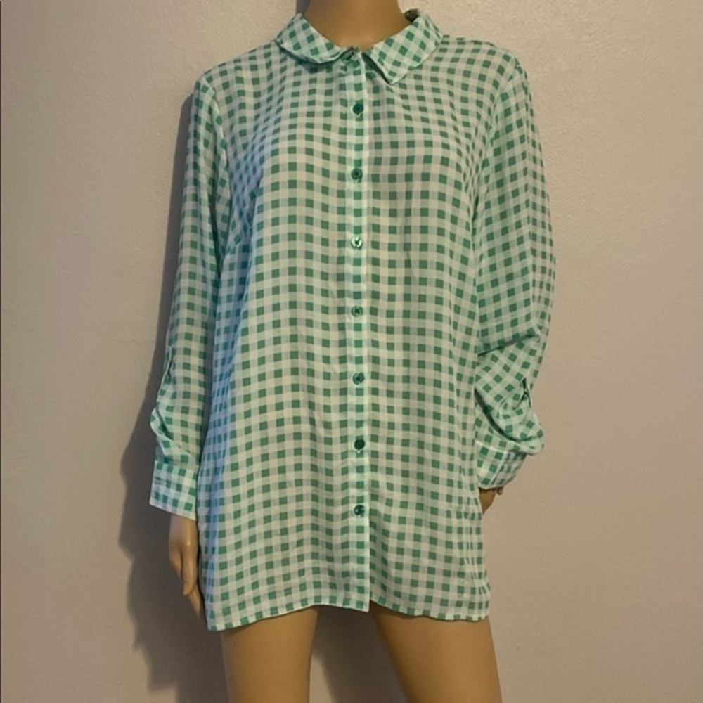 D& CO button down shirt size 1X